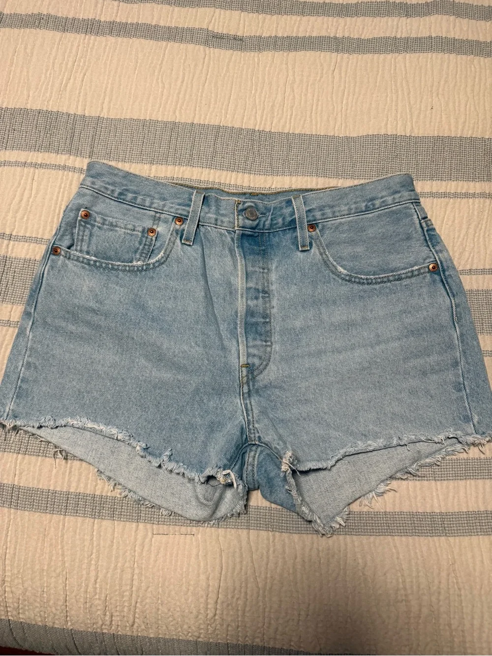 Levi’s Light Blue Denim Shorts